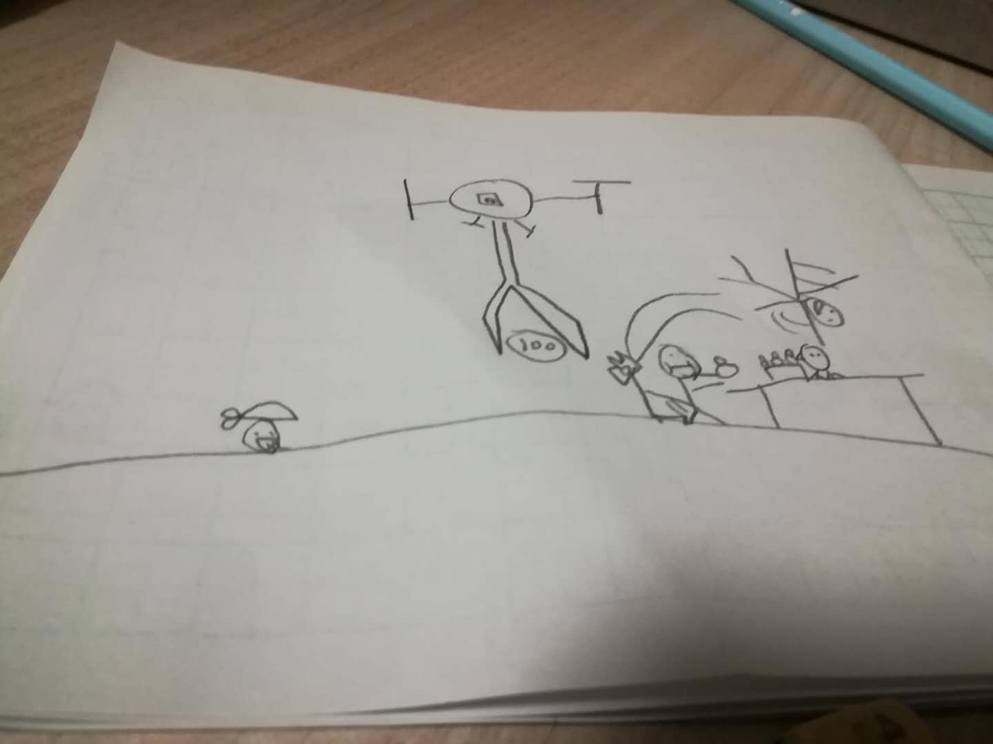 海盗船长僵尸吃包子