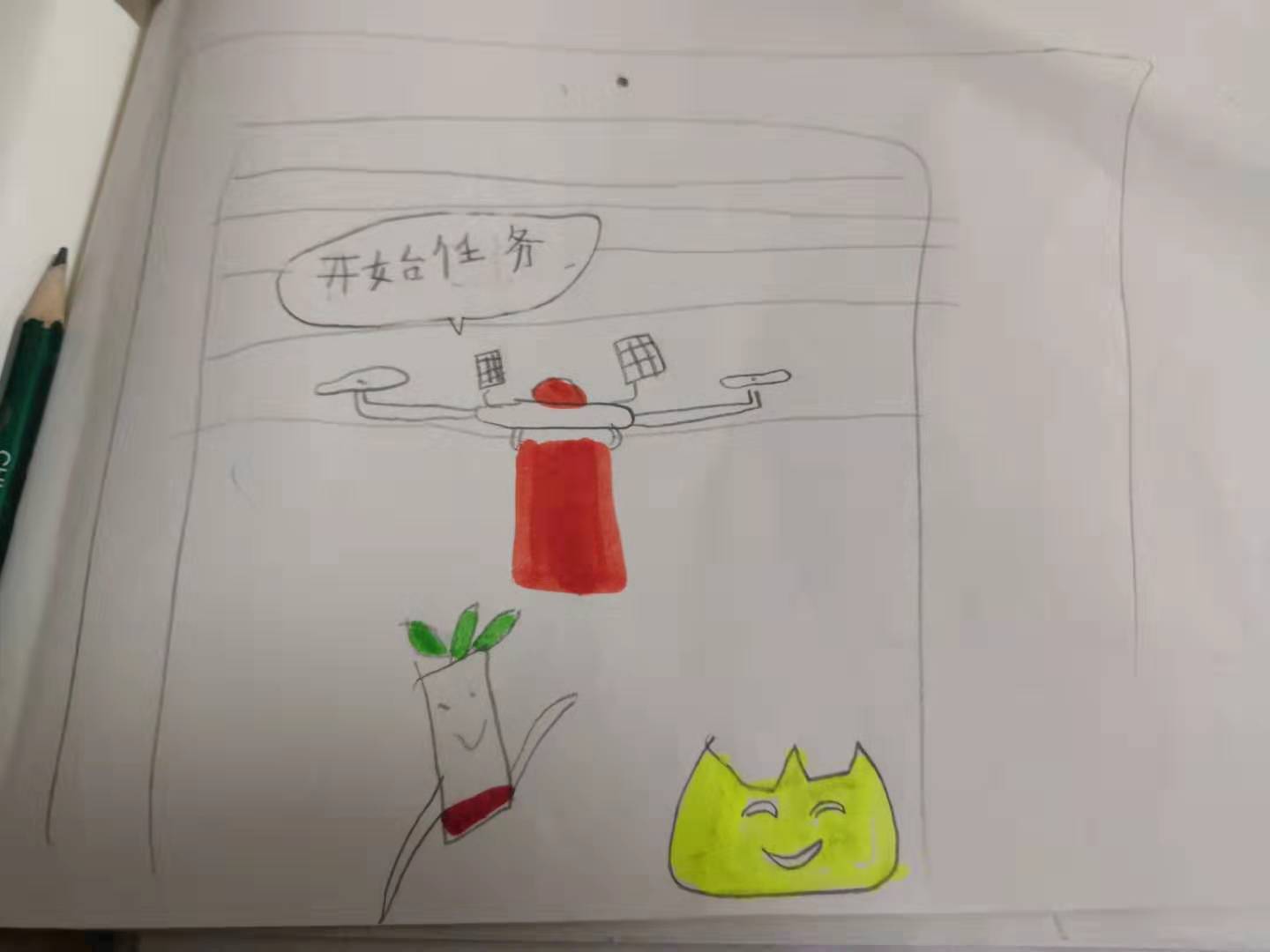 白萝卜的新型无人机