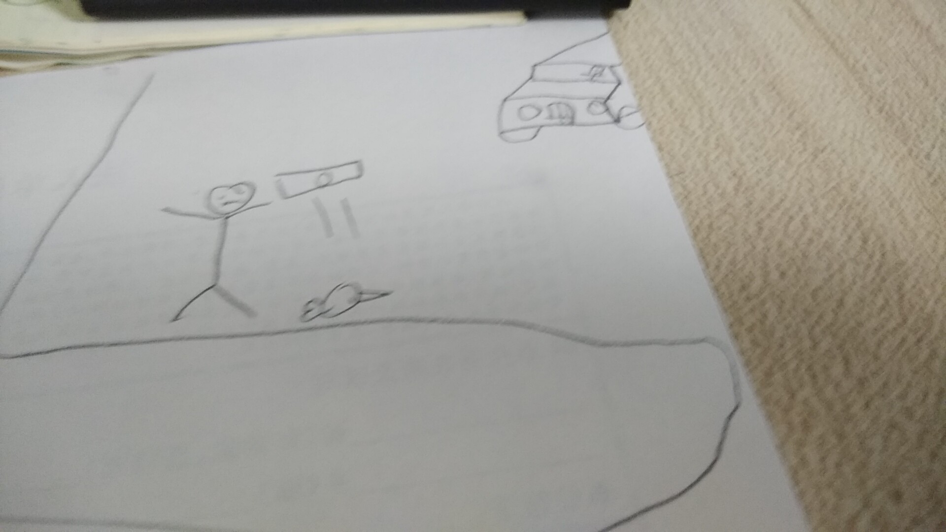 海盗船长僵尸吓了一跳