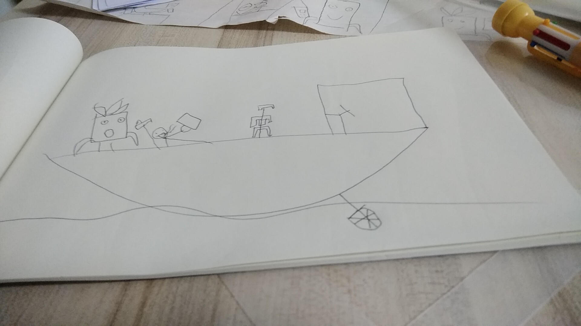 白萝卜登上海盗大船