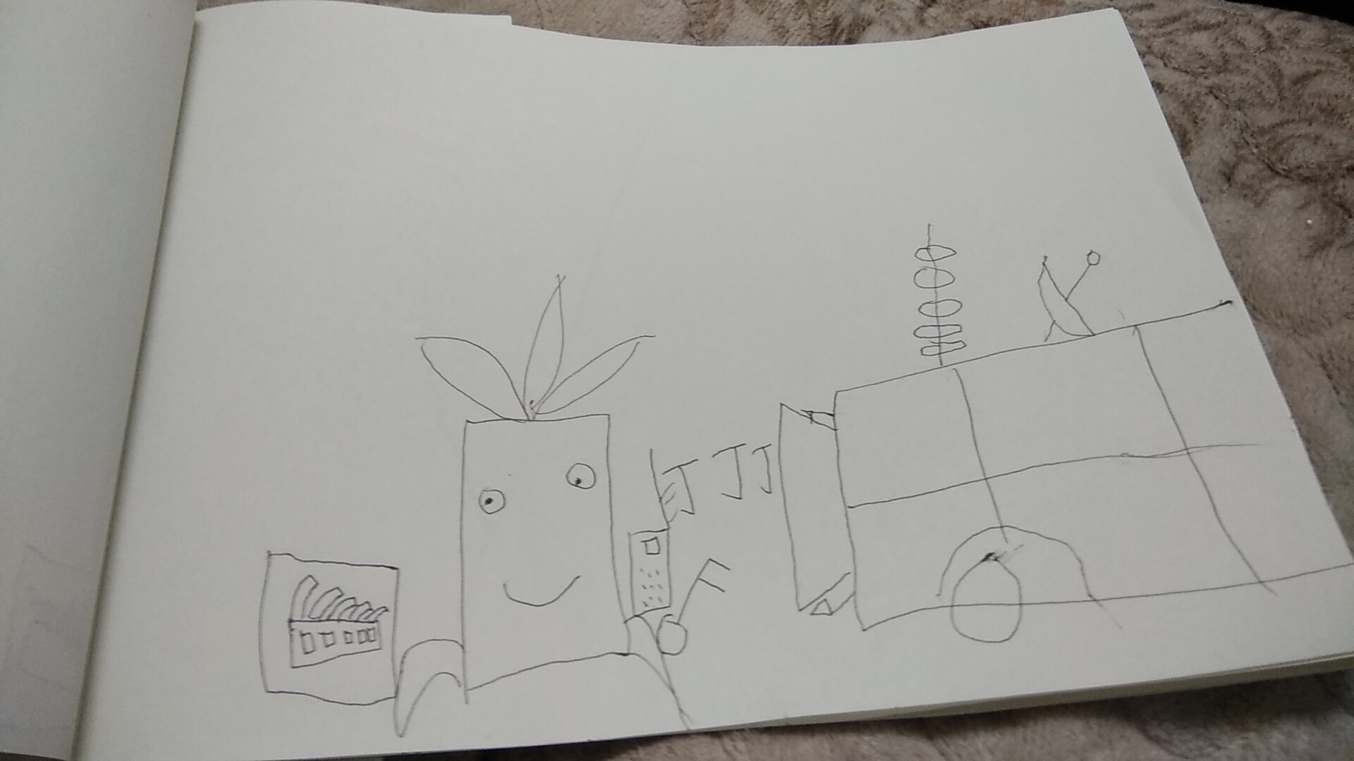 海盗船长僵尸向白萝卜求救